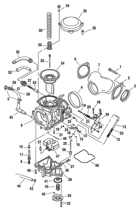 harley fatboy carburetor diagrams 